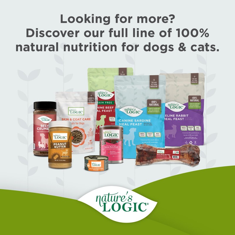 NATURE'S LOGIC Dry Dog Food - 100% Natural - No