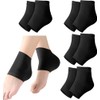 4 Paar Gel-Fersensocken, Socken ohne Zehen, Feuchtigkeitsspendende Spa-Socken, Fersensocken Weich