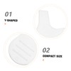 WOONEKY 100pcs Y Comb Eyelash Lift Tool Transparent Lash Perm
