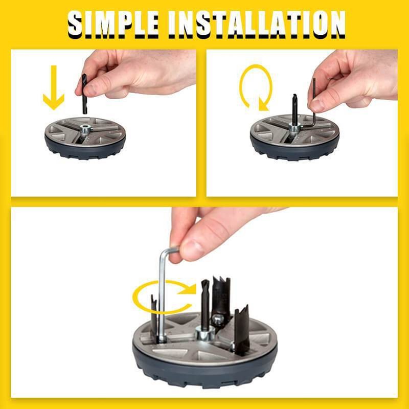Adjustable Punching Saw Adjustable Hole Driller Round Hole Opener Tool