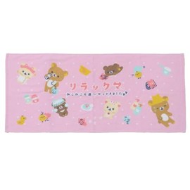 Rilakkuma [Face Towel] Printed Long Towel/Neko no Yu San-x