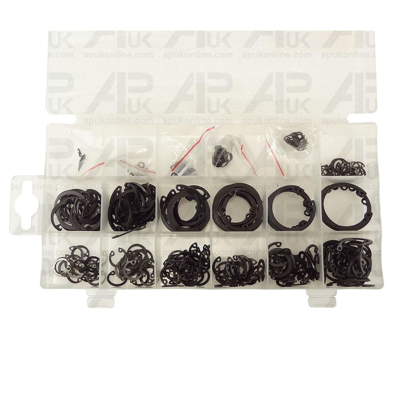 APUK 300pc Metric Internal Circlips Assortment Snap Spring Retaining Ring