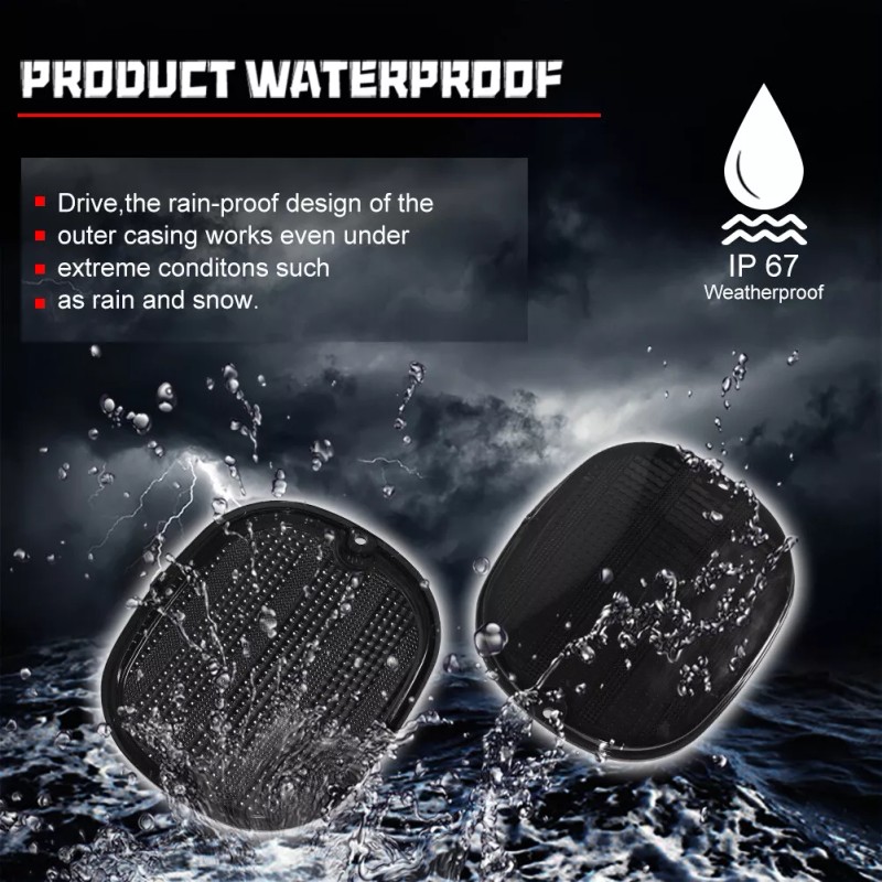 JDMTECH For 1990-1996 Chevy Corvette C4 Smoked Black Rear Tail