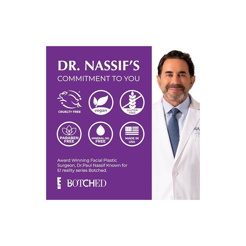 NASSIF MD Exfoliante Labial Nassifmd De Vainilla Y Azúcar, Hidratante