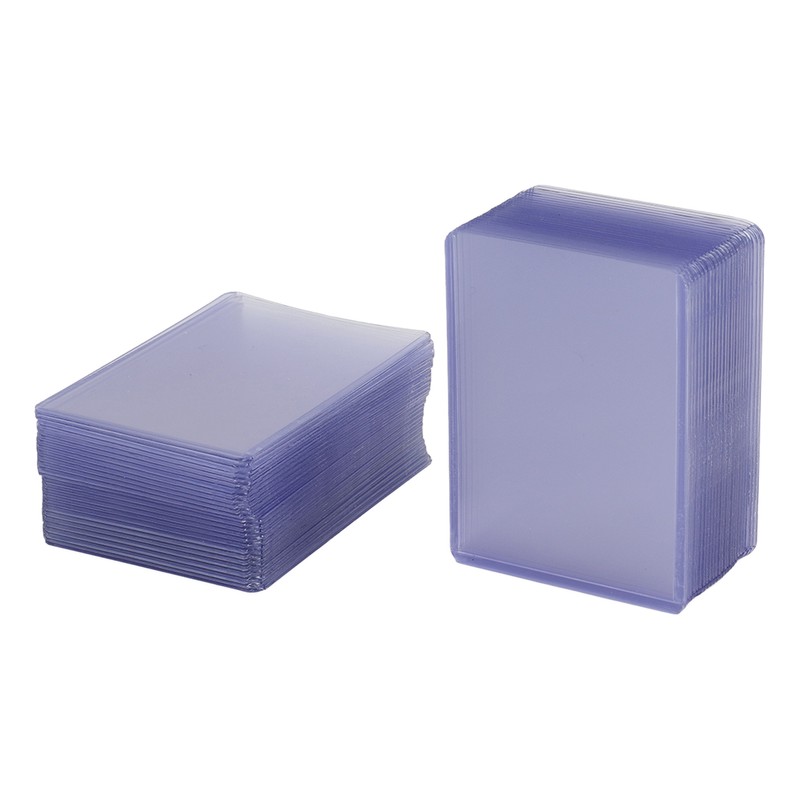 100pcs Regular Top Loaders Transparent Card Sleeves Collectible Card Top