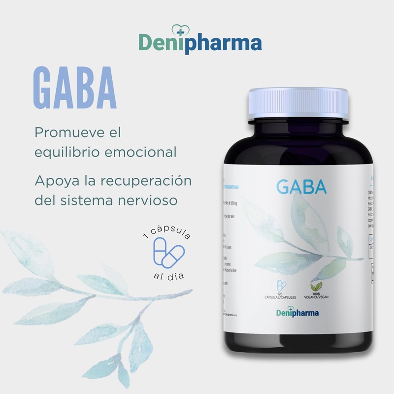 GABA 500mg - Natural Relaxation, Restful Sleep, Anti-Stress, Nervous System