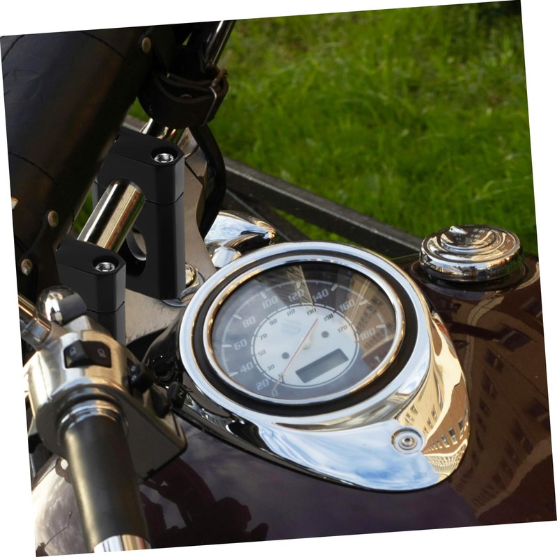 Ciieeo 1 Pair Dirt Bike Handlebar Risers Secure Mounting Easy