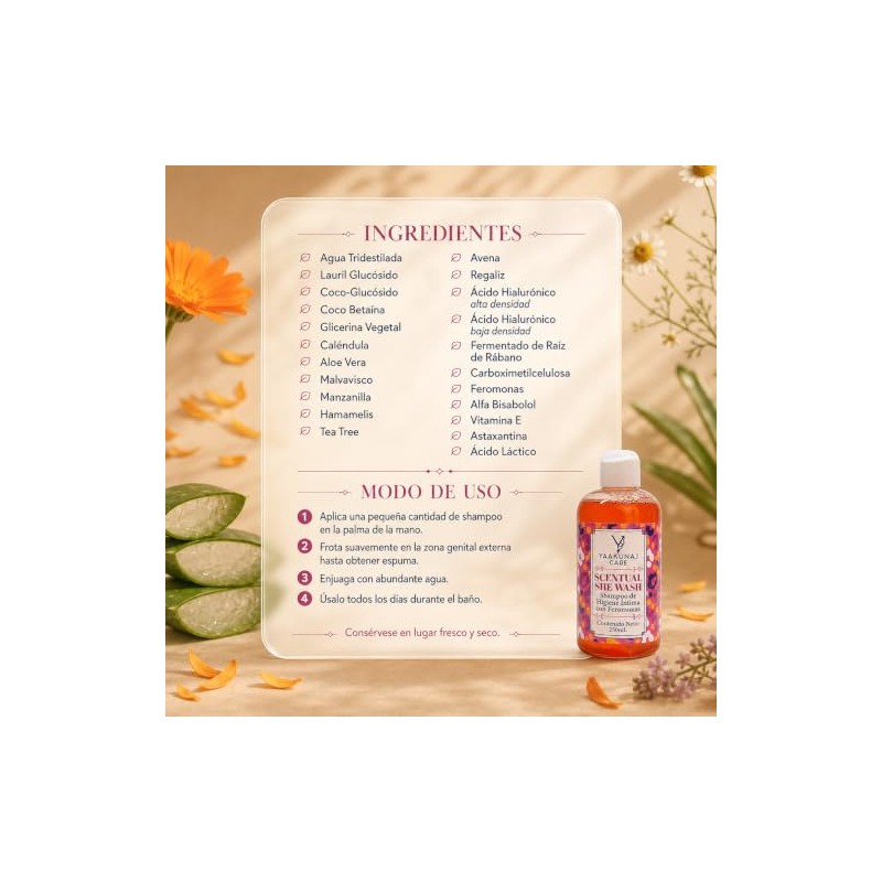 Shampoo Íntimo - Yaakunaj Care - Scentual She Wash -