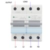 Dual Power Manual Transfer Switch 230VAC 2 Poles DIN Rail