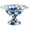 MACKENZIE-CHILDS Enamel Compote, Cute Enamel Pedestal Serving Dish or Decorative