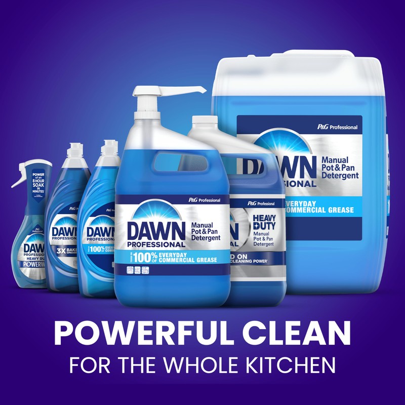Dawn Professional Pot and Pan Detergent, Regular Scent, 3.8l (Case