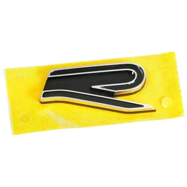 Volkswagen 22G853688BFOD R-Line Sticker Radiator Grille Emblem Logo Black