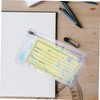 OSALADI Zipper Folders for Planner PVC Business Card Zipper Pouch
