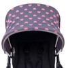 Janabebe Sun Canopy for Bugaboo Bee 3 Fluor heart.