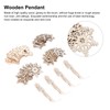 Wooden Pendants Unique Hand Made DIY Artworks Handicrafts Wood Chips