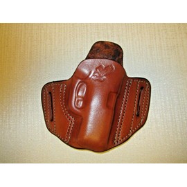 Braids Holsters Brown Pancake Owb Belt Holster, Choose Gun, & Hand Orientation (Handing:Right; for Gun Model:Taurus Pt 709 Slim;)