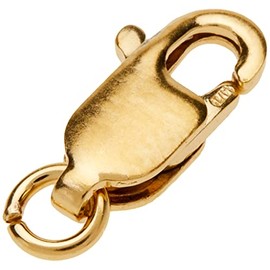 Beadaholique Straight Lobster Clasp, 10mm, 14K Gold Filled by Beadaholique