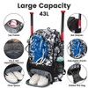 Softball Bag with Main Compartment for Baseball Equipment Organization and