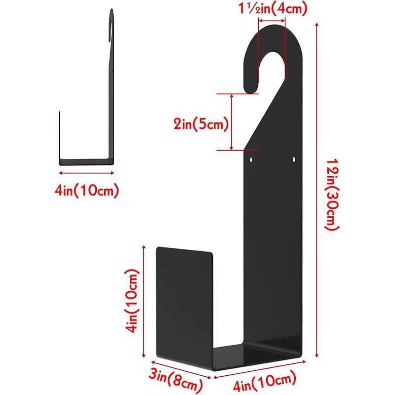 Ebliiny Garden Hose Holder for 150ft Expandable Hose Hanger Large