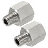 sourcing map Hex Bushing, 1/8 PT Male to 1/4 PT