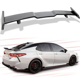 GGsmdick Camry Rear Spoiler Compatible with 2018-2022 8th Gen Camry LE SE XLE XSE TRD ABS Rear Trunk Spoiler Wing, Rear Trunk Highkick Spoiler Wing Lip