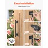 VEVOR Barn Door Handle, 12.6 in Rustic Fence Gate Handle,