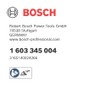 Bosch 1x PRO Backing Pad Round Nut for Large Angle