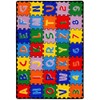 Champion Rugs Large Classroom Rugs Kids Alphabet (A-Z and 1-9)