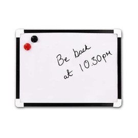 G4GADGET A4 Dry Wipe Magnetic Whiteboard Mini Office Notice Memo White Board and Eraser