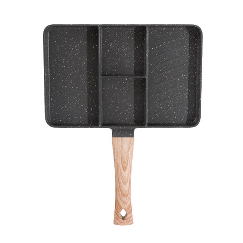 Divided Grill Maifan Stone Coating Aluminum Uniform Heating Anti Stick
