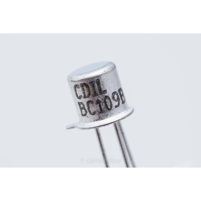 BC109 NPN Silicon Transistor by CDIL, Set of 2 (BC109B,