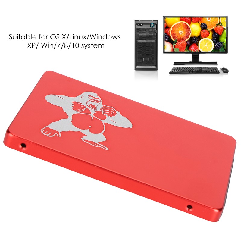 Hsthe Sea SSD Automatic Recognition Intelligent Error Correction Red Metal