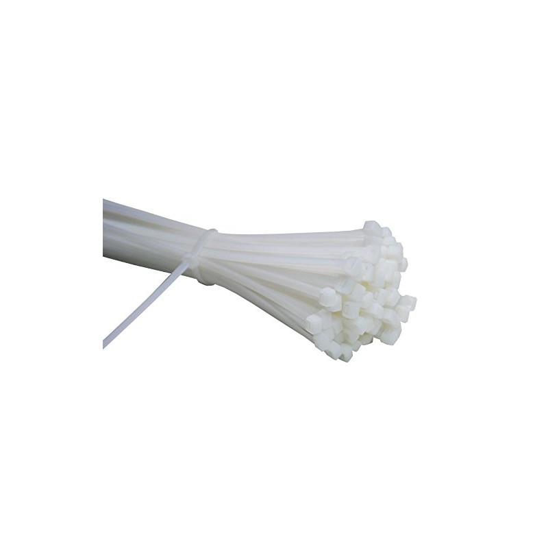 Pack of 1000 Cable Ties Orange 200 mm x 2.5