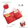 Miskely Women's Bifold Mini Wallet, Gama Wallet, Card, Coin Purse,