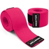 Meister Knee Wraps for Squats & Weightlifting - Heavy-Duty 72"