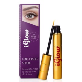 iGlow Professional Eyelash Serum for Long Eyelashes in Just 6-8 Weeks I Nourishing Lash Serum I Eyelash Serum Growth I Serum for Eyelash Growth / Eyelash Extension I Made in Germany I 3 ml