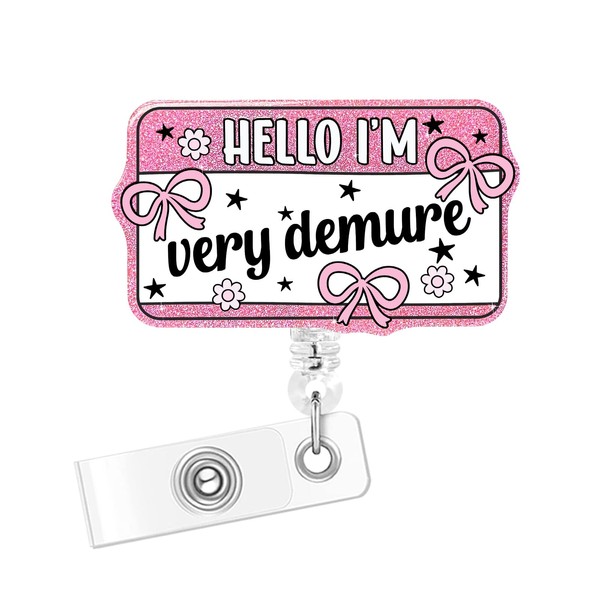 Horee Nurse Badge Reel, Retractable ID Card Holder with Alligator