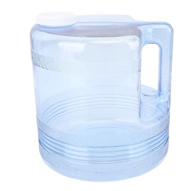 4L Distilled Water Jug Container PP Plastic Carafe Teeth Beauty Water Distiller Replacement Bottle for Countertop Distillers Home Water Distillation System