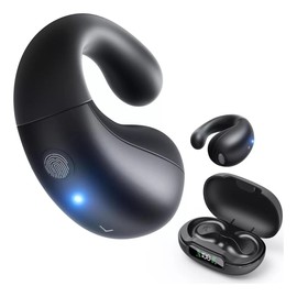 New Wireless Ear Clip Bone Conduction Headphones, Clip On, Nuevos Audífonos tipo Bone Conduction, inalámbricos, ligeros, impermeables, Bluetooth, Audífonos abiertos para Android o ios. Supraaural