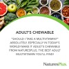 NaturesPlus High Potency Adult Chewable Multivitamins Vegetarian 90 Tablets Delicious