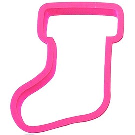 CookieCutterCom Brand Stocking Cookie Cutter 5 inch – 3d Printed Plastic – USA Made
