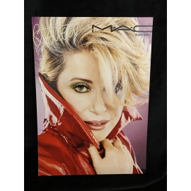 Catherine Deneuve RARE collectible MAC Cosmetics promo card.  2005 Beauty Icons
