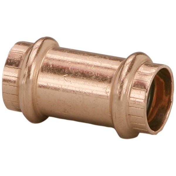 Viega 78177 ProPress Zero Lead Copper Coupling without Stop 3/4-Inch P x P, 10-Pack