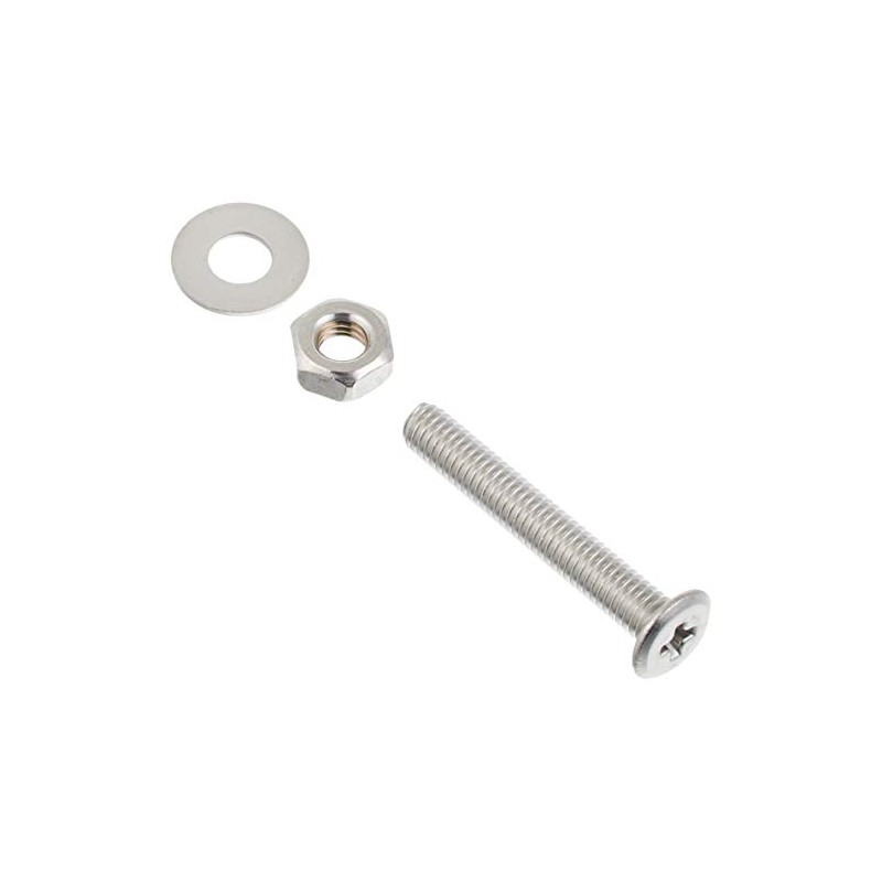 DAIDOHANT 10185979 Ultra Low Head Small Screw Set, with Nuts