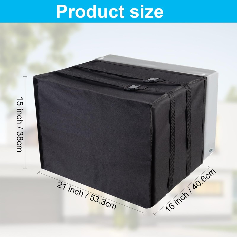Heavy Duty Window Air Conditioner Cover Outside Unit, Thickened 600D