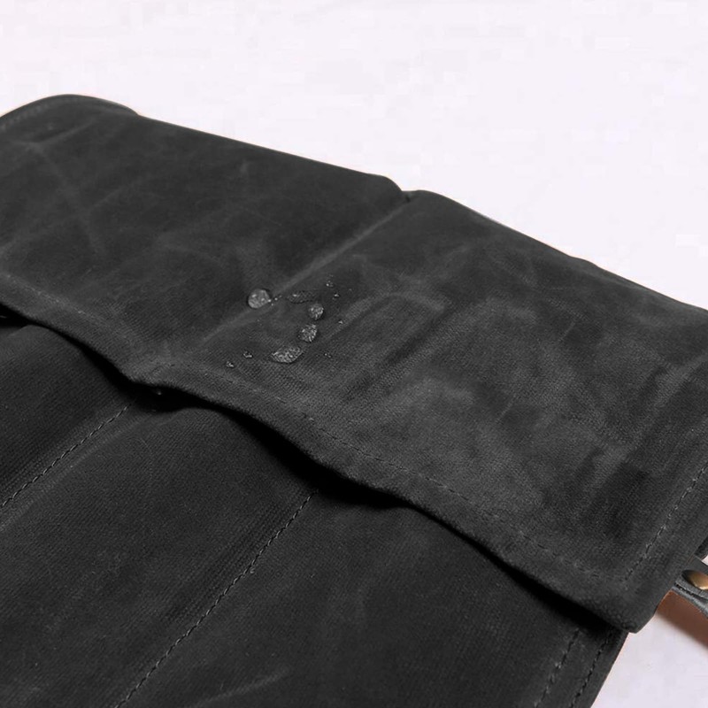 Chisel Roll, Waxed Canvas Tools Wrench Roll Up Pouch with