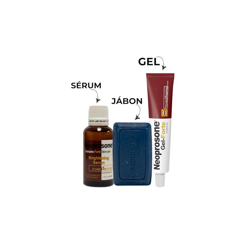NEOPROSONE | Kit Gel Forte + Serum Aclarante 30ml +