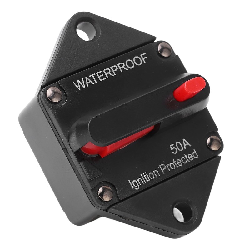 DC 32V Circuit Breaker with Switch Manual Reset Waterproof for