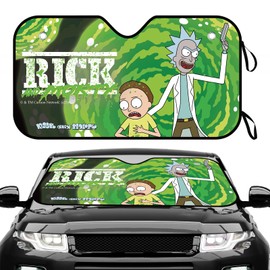 Car Windshield Sun Shade – Foldable Car Sunshade for Front Window, UV & Heat Protection, Keeps Interior Cool, Funny Cartoon Auto Accessory for Cars, Trucks, SUVs