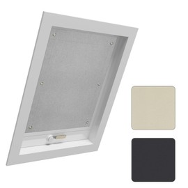 WOLTU Thermal Skylight Roller Blind, No Drilling, Sun Protection, Blackout Roller Blind With Suction Cups, Thermal Blind, Heat Protection For Skylights, 76 x 93 cm, Grey